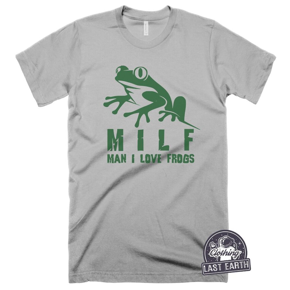 MILF T-Shirt Funny Frog Shirt Frog Lover Gift Joke Shirts Amphibian Shirt